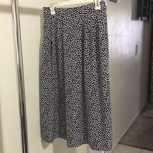 Polkadot Midi Skirt